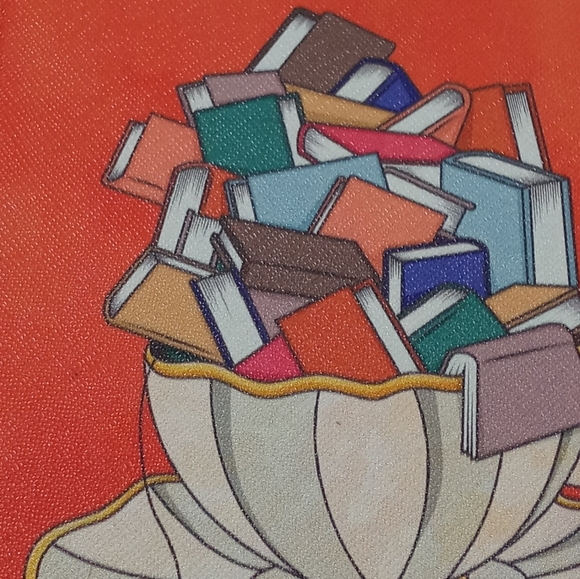 Small Kwmobile e reader case. Cup with Books Design e-reader Case. - Picture 3 of 3